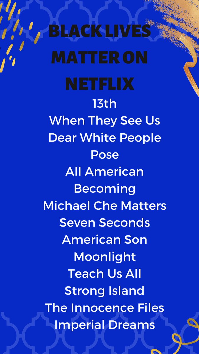 If you want to learn more about Black Lives Matter, check out these stories on Netflix and Hulu!