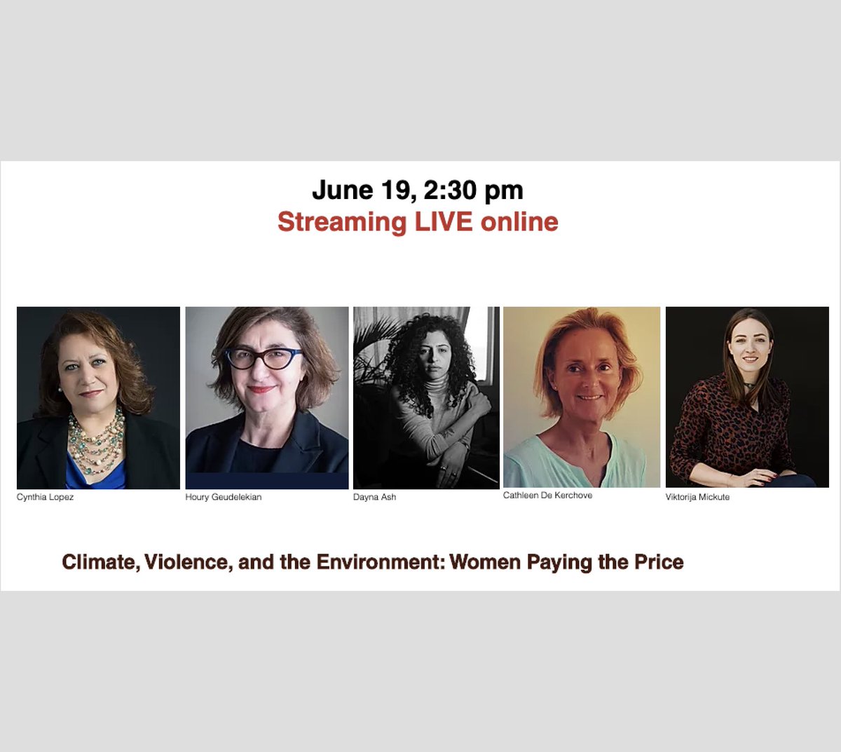 SRFilmFest's tweet photo. #SRFF2020 is going online with our first panel today, Friday, June 19 at 2:30 PM EST. Hope you can join us at the NGO CSW spotlight panel on Climate Change and Women. Register here:
https://t.co/KgANqrWr5q https://t.co/z9m03sfaws