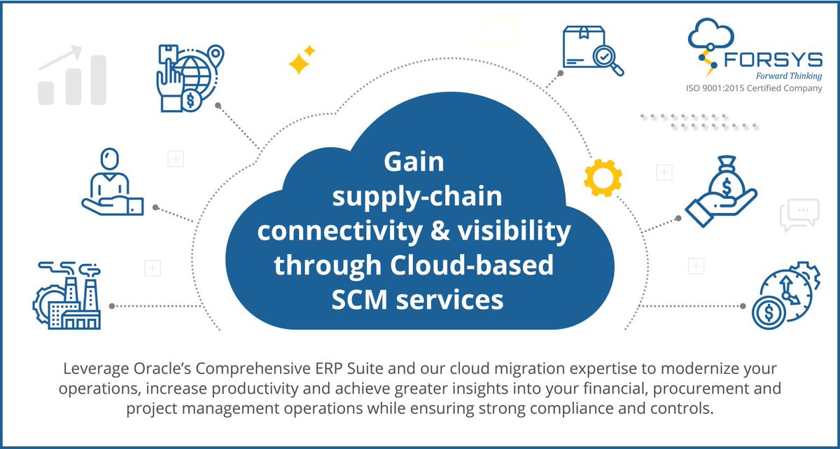 ForsysInc's tweet photo. Streamline your business continuity and readiness efforts with Oracle ERP

Visit us at https://t.co/YdutcFssQP

#supplychainmanagement #oracleerp #procurementcontracts #financials #scm https://t.co/kOQihFIUVp