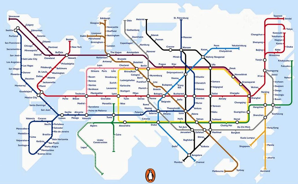 We've seen so many people "dunk" on this worldwide metro system--but the free market is, historically, the greatest driver of social justice for ALL people, and if the market decides it wants one metro line in the entire continent of Africa, well, we should listen.