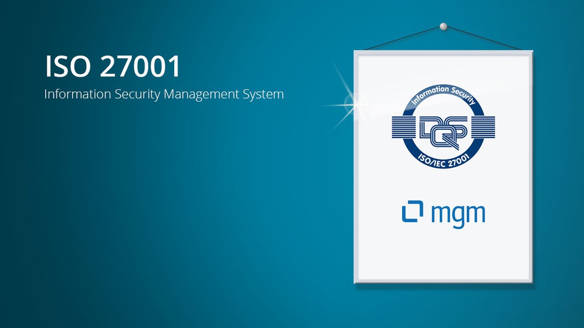 mgm_secp's tweet photo. 🎉We did it! mgm sp is #iso27001 certified! Our #ISMS is up to date and our hard work paid off. Read more in the blog post!

https://t.co/iUQxVufGJq https://t.co/AjRH7i2n3R