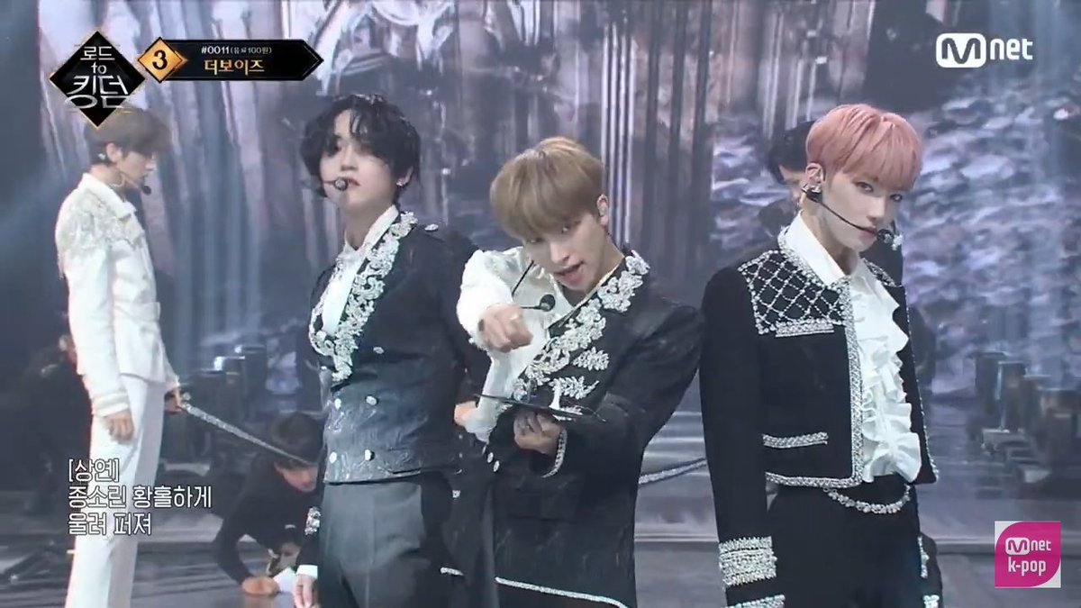 sangyeon was the one who created the cube (him being mix of  indicated he was a moderator)+ new and kevin putting both kings inside the cubejuyeon won the fight so the members followed him *the black chess king shown at the end of 'checkmate' stage