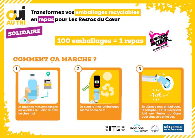 Sur #Nice une belle opération de sensibilisation sur 2 jours grâce aux @uniscite 👨‍🎓👩‍🎓toujours aussi motivés pour promouvoir le projet de collecte innovante💡 et solidaire 🤝de <a href="/citeofrance/">Citeo</a> et <a href="/UzerOfficial/">UZER</a>  qui vise à ↗️booster le geste de #tri ♻ en milieu urbain dense 🏢🏢🏢