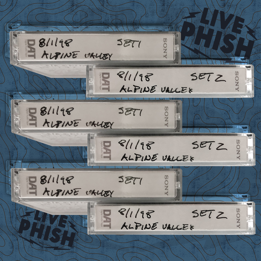 JUST RELEASED: August 1, 1998, Alpine Valley Music Theatre in East Troy, WI is available for download and streaming via the <a href="/LivePhish/">LivePhish</a> app ⚡️ Grab it at  livephi.sh/ph980801