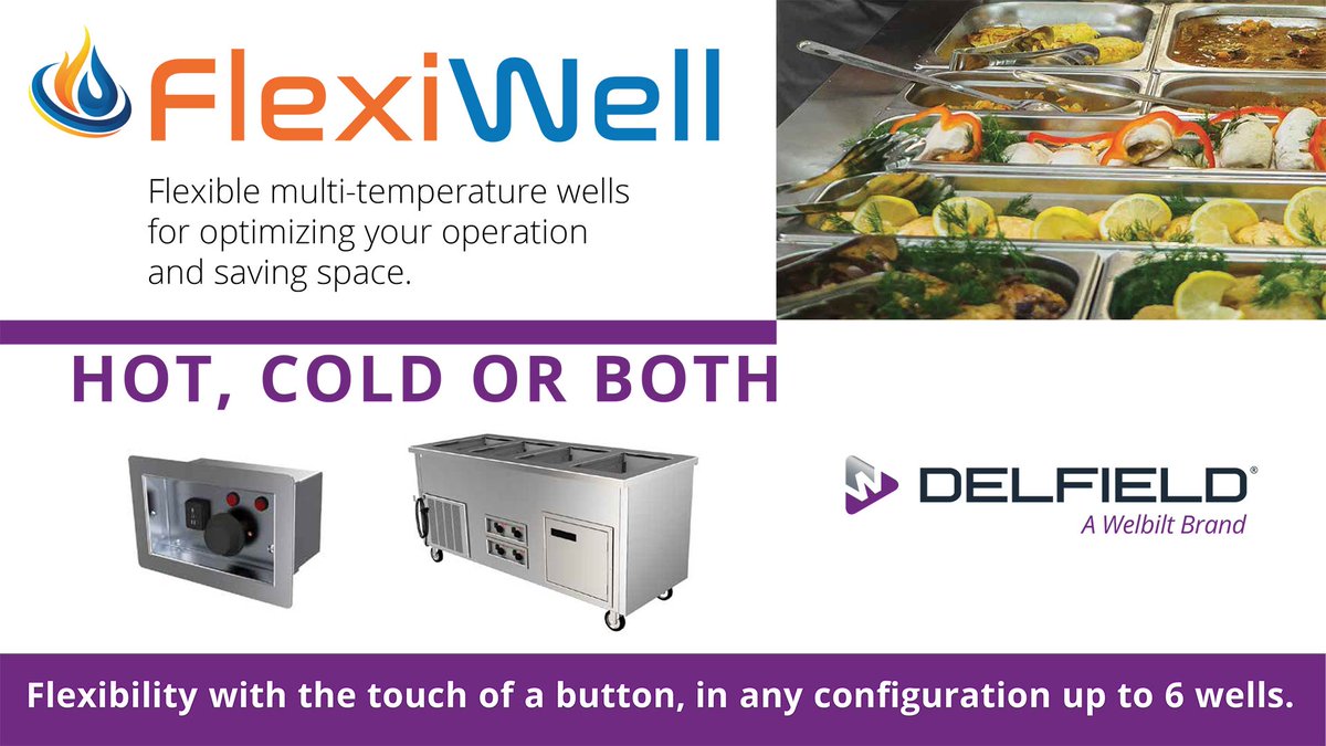 Keep up with constantly evolving needs and future proof your operation with the ability to serve what you want, when you want with the FlexiWell from Delfield! bit.ly/delflexw #foodservice #foodsafety #education #nutrition #hospitality #restaurants #hospitalityindustry