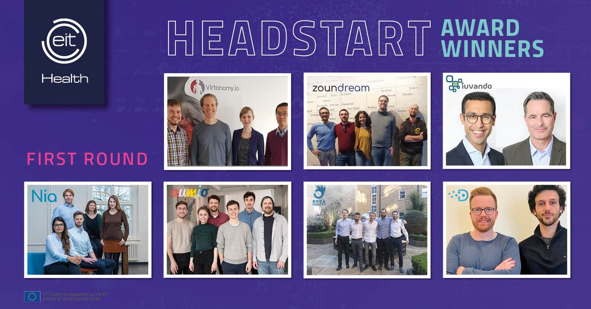 Wir freuen uns sehr als Gewinner des EIT Health Headstart Program ausgezeichnet worden zu sein! Danke für die Möglichkeit als Teil der EIT Gemeinde von der EU gefördert zu werden! eit-health.de/en/headstart-f… iuvando.de #clinicaltrials #precisiononcology #digitalhealth