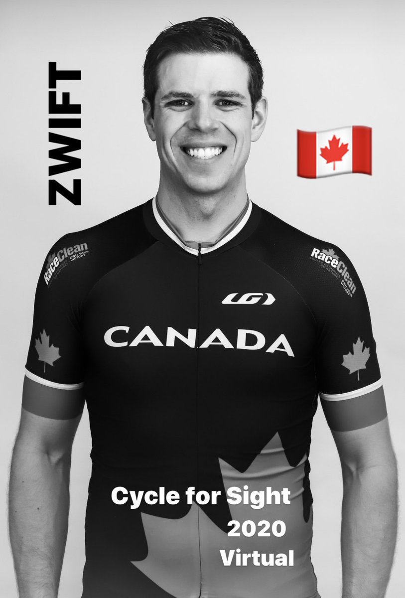 JulieLowellCAN's tweet photo. Follow Lowell on @gozwift as he leads this year’s virtual @CycleforSight! Saturday, June 20th from 9:20-11am (MST). All welcome!
Check https://t.co/zc9dR5dzhb to learn other ways to participate and/or watch the stream! #2020virtual #charityride 
@CyclingCanada @CDNParalympics https://t.co/hpps3IF4oM