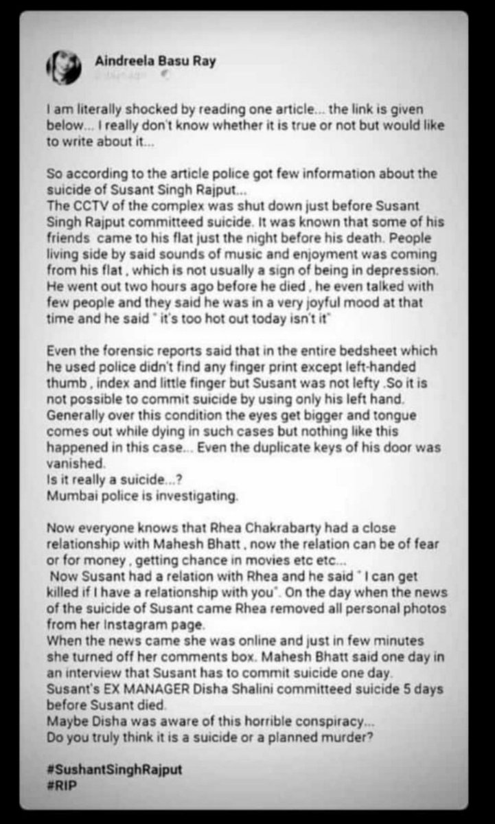 Akshay_Brigade's tweet photo. We Want CBI Enquiry For Sushant's Case #CBIEnquiryForSushant
#SushantSingRajput https://t.co/1HLPYHqe76