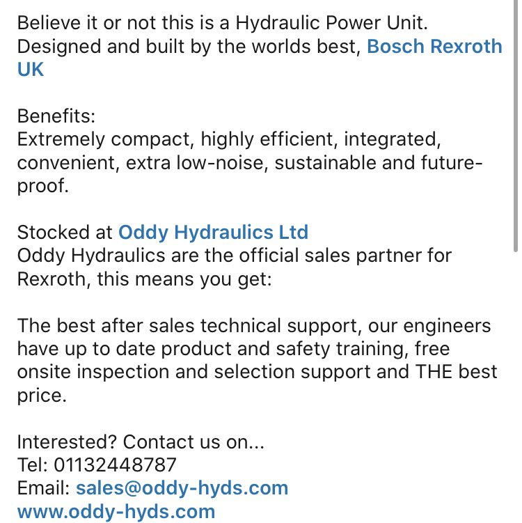oddyhydsleeds's tweet photo. Tel: 01132448787
Email: sales@oddy-hyds.com
https://t.co/TtGyJizY1u https://t.co/XPBOo10lvW