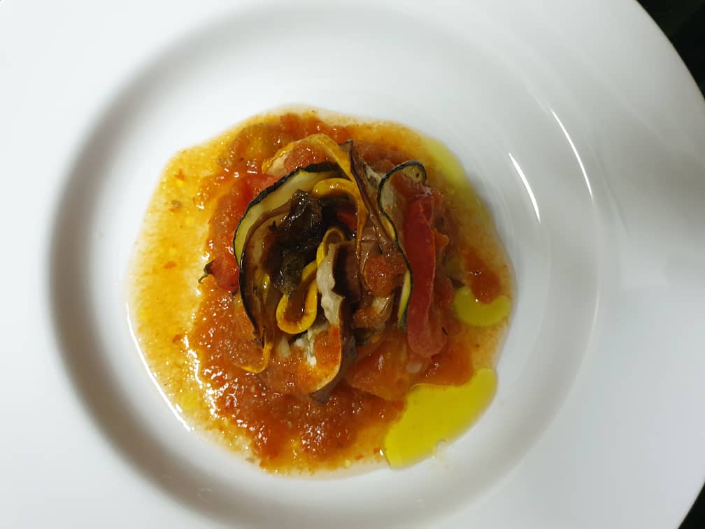 BreakAwayOk's tweet photo. Friday night Ratatouille (the movie) inspired ratatouille, and a bacon, eggplant pomodoro pasta. @Anth_Hartley https://t.co/JbflnKPSZy