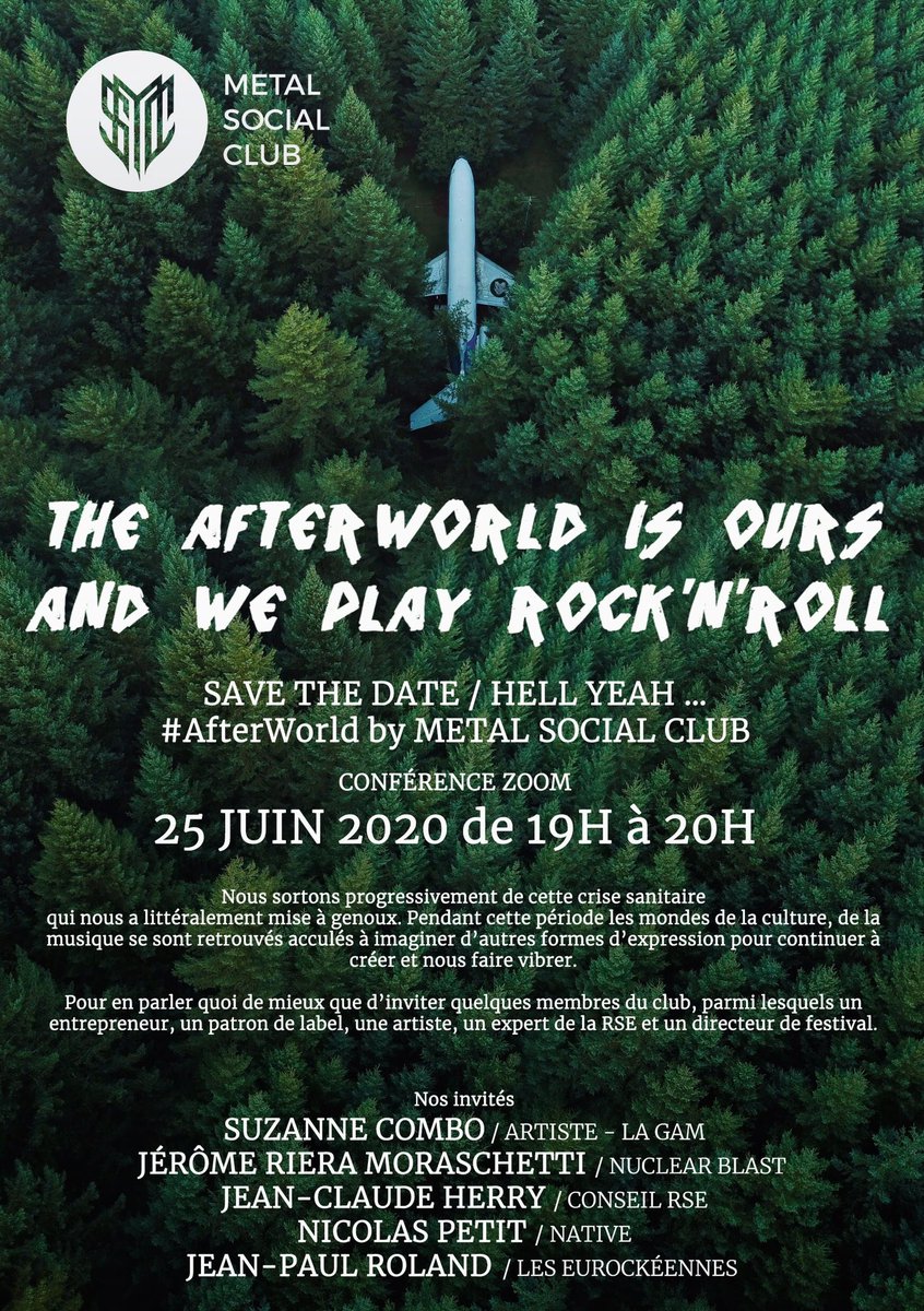 navY's tweet image. RDV le 25 juin à 19h00 #AfterWorld @MetalSocialClub