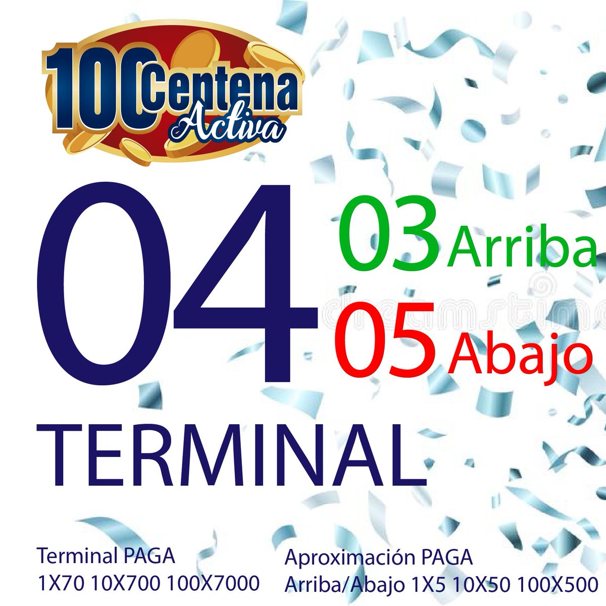 centenaactiva's tweet image. RESULTADO DE SORTEO 
Centena Activa 
19/06/2020 
11:15 AM 
TERMINAL 04  
#19Jun