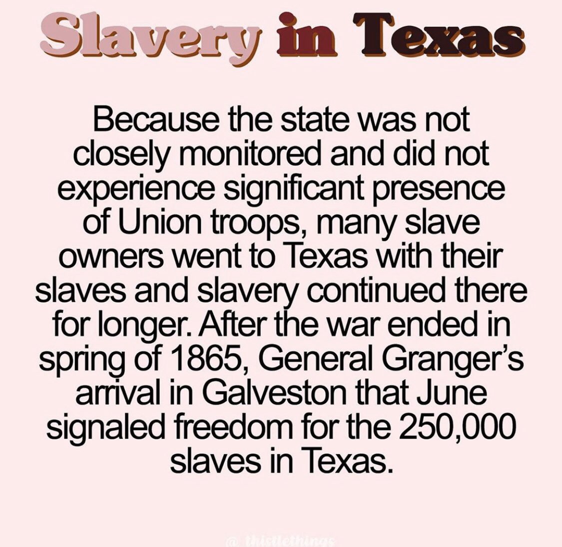 slavery in texas