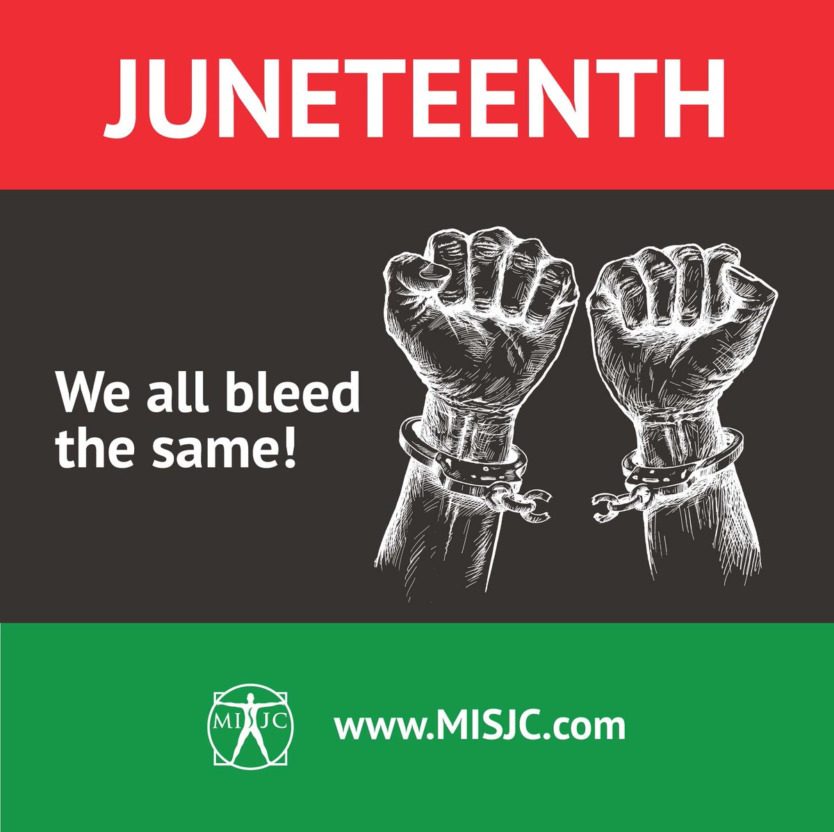 misjc's tweet image. We all bleed the same!
.
.
#Juneteenth #MISJC #DrKatzell #minimallyinvasive #minimallyinvasivespinesurgery #minimallyinvasivesurgery #lumbarspondylosis #lumbarpaintreatment #backpainrelief #lowbackpain #medicaleducation #medicaltips