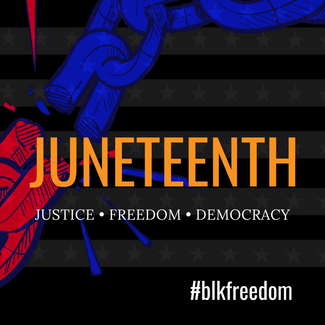 NebraskaDems's tweet photo. Juneteenth statement from Precious McKesson --@precious1979 -- NDP Black Caucus chair:

Today we ask that you stand in solidarity and fight against injustices against black people and take the time to understand the importance of why Black Lives Matter.
#JUNETEENTH2020 https://t.co/LlhauAfGYW
