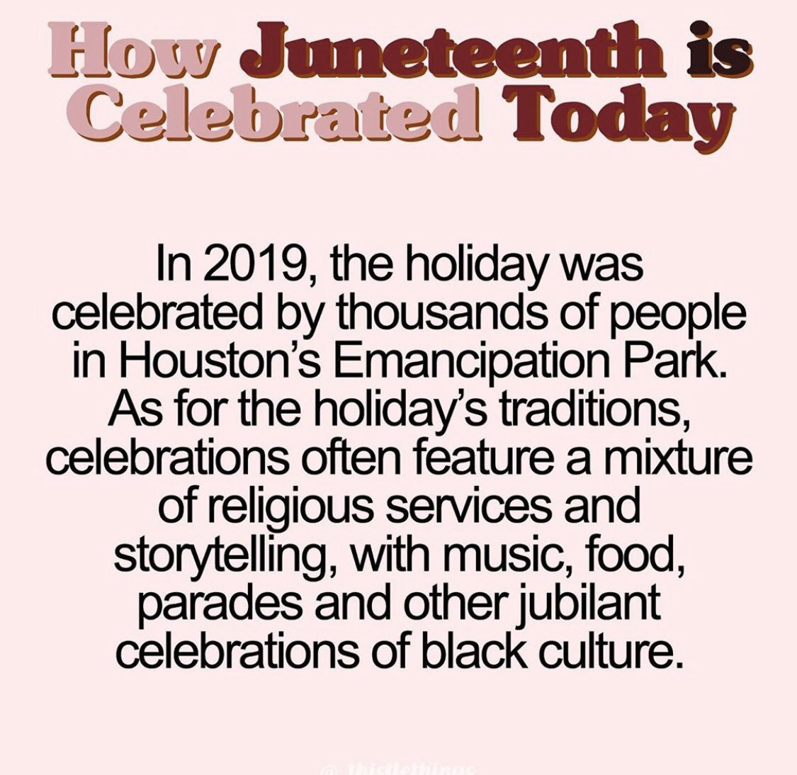 how is juneteenth celebrated today?