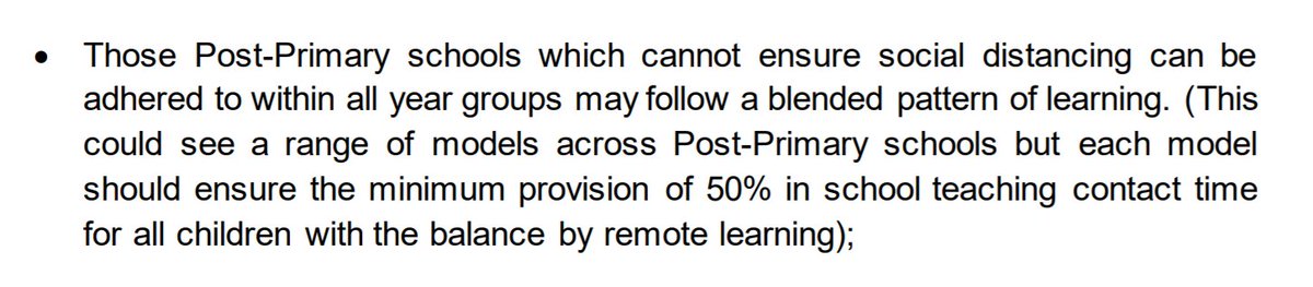 5/ Is this recognition that the above will not be achievable in many local contexts? If it is, this is to be welcomed. The directives from EA must be realistic and achievable.