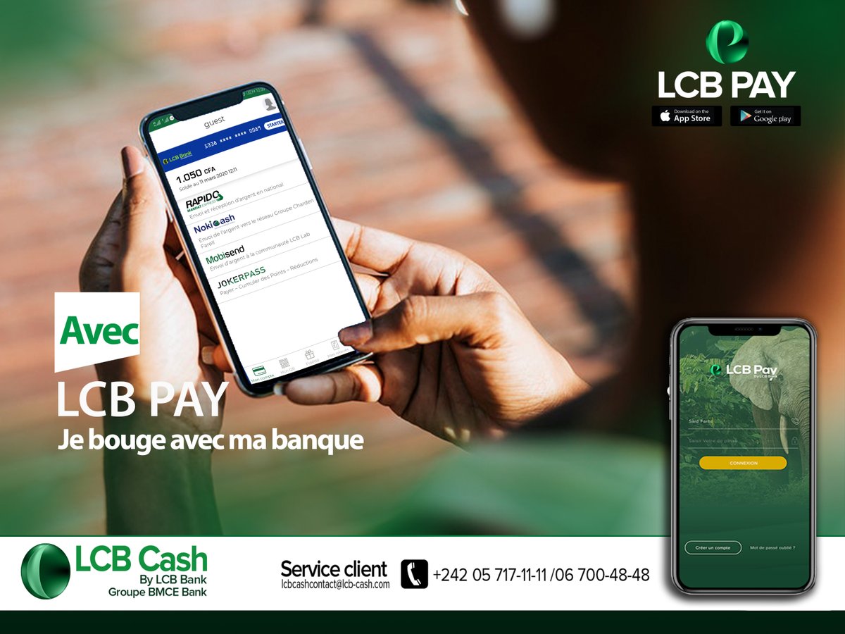 Avoir un compte en banque n'a jamais été aussi simple: 
- Téléchargez l'application LCB PAY,
-  Enrôlez-vous
- Rendez-vous dans une agence, rechargez votre compte
- Profitez des multiples fonctionnalité de LCB PAY.

Téléchargez LCB PAY dès maintenant.