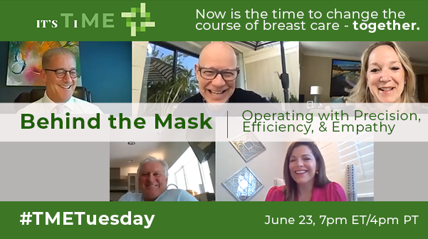 tmebcn's tweet photo. Next #TMETuesday, June 23, @mdAlvaradoMD, Stephanie Akbari, MD, & Alison DiPasquale, MD of @TexasOncology share their practices in precision, efficiency, & empathy in "Behind the Mask" #OptimizingSurgery #Margins #TargetedRadiation #PatientConfidence https://t.co/XeTE14xQfN https://t.co/bbTbxbAnOR