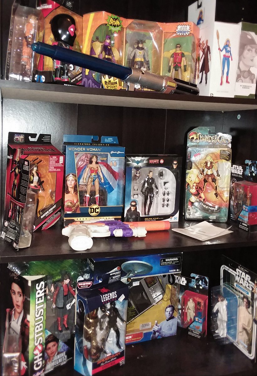 CareyJohnson919's tweet image. So, I was wondering: am I like the only person who makes a point to collect more female #actionfigures than men, or nah?!?
#NotStrange