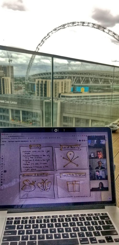 Tuned into an excellent open space session facilitated by <a href="/rkasper/">Richard Kasperowski</a> and <a href="/jochenkrebs/">Jochen Krebs</a> from grey London! <a href="/agilenyc/">AGILE NYC</a> #agilecoach