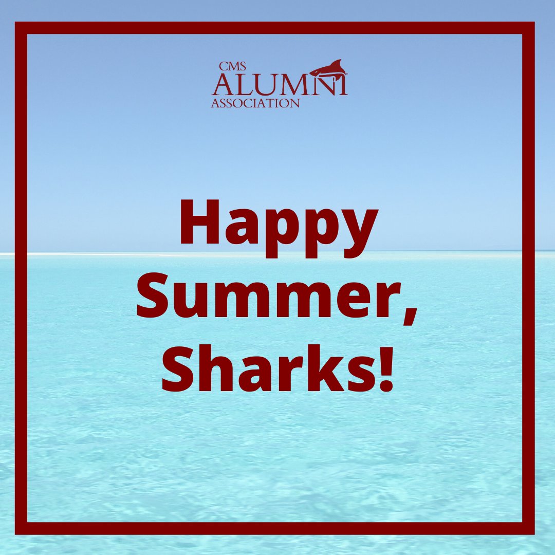 AlumniCMS's tweet photo. Summer is here! Whatever you do, stay safe and healthy! #cmsalumni https://t.co/x8CEP9ggjn