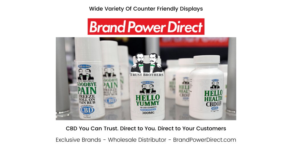 BrandPowrDirect's tweet photo. Count on a brand you can trust. Direct to you. Direct to your Customers.

@TrustBrosCBD featured along with Caviar Gold CBD, Ministry of Oils, Jay and Silent Bob, Prolete CBD, and Zenterra CBD

Wholesale Membership is FREE! 10% Off Your First Order

https://t.co/oDQkvQOdxj 🇺🇸 https://t.co/eKlV7vejjw