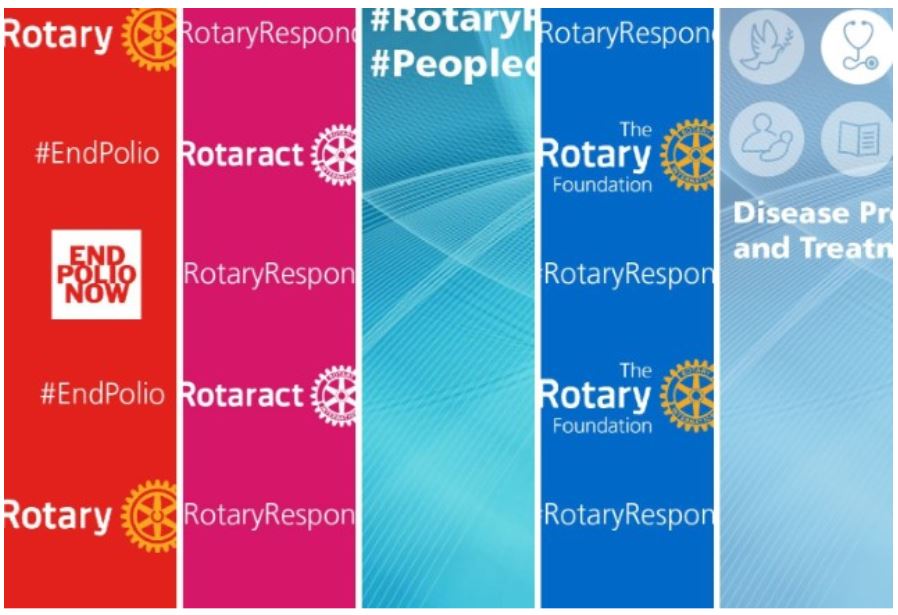 Rotary International ロータリーのブランドリソースセンターでは Zoomなどのオンライン会議で使用できる 背景画像をダウンロードできます 次のページで 資料のテンプレート クラブの資料 の順にクリックして お好きな背景をダウンロードしましょう