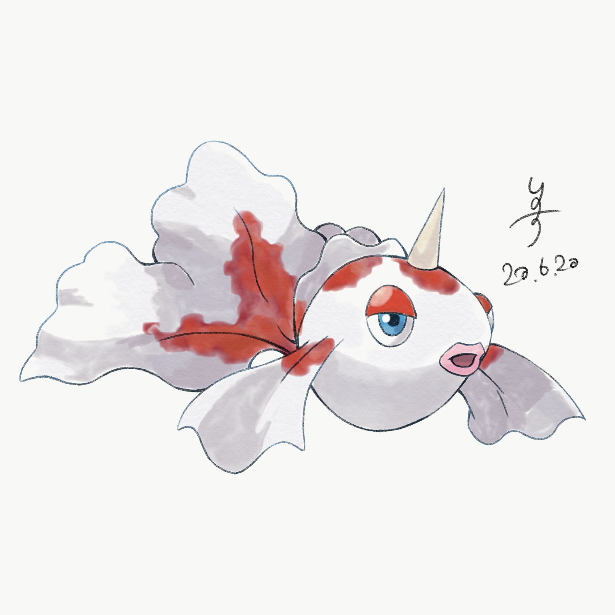 いのち スマブラでもお馴染み トサキント ポケモン図鑑 カントー地方 Pokemon イラスト お絵かき 一日一描 T Co Iy2wtzjoas Twitter