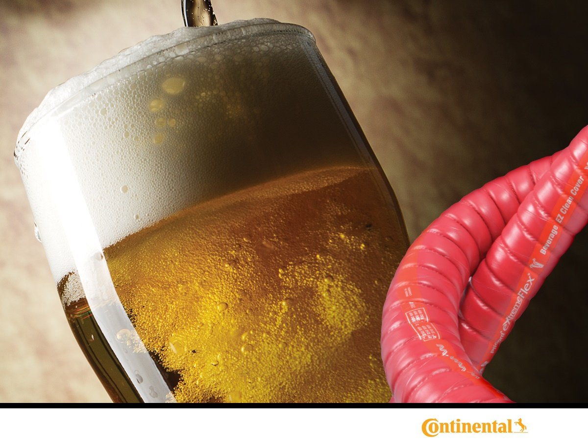 PartsSunset's tweet photo. Hose contamination is no match for the Continental ExtremeFlex Beverage Hose with Microban. Continental has an #AnswerForThat. Be sure to call or text @PartsSunset, 562 809 8300, to learn more! https://t.co/jEnOScveb7