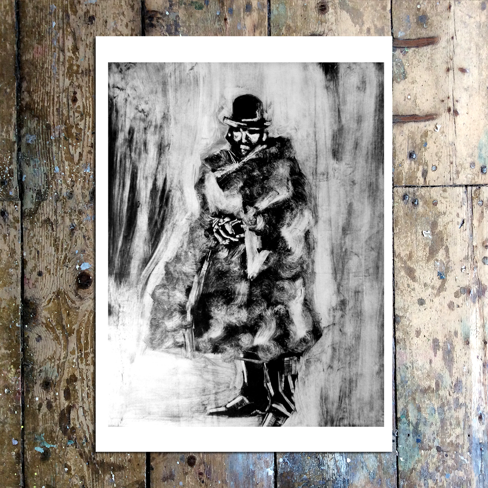 greendoorstudio's tweet photo. Steven Allen @Longtrousers is an illustrator and printmaker based in Derby. https://t.co/egEYopy4wI

"Steven focuses primarily on expressions and the portrayal of the individual, observing and studying mannerisms, features and their situations."

#derbyprintopen2020 https://t.co/0TRcz71POK