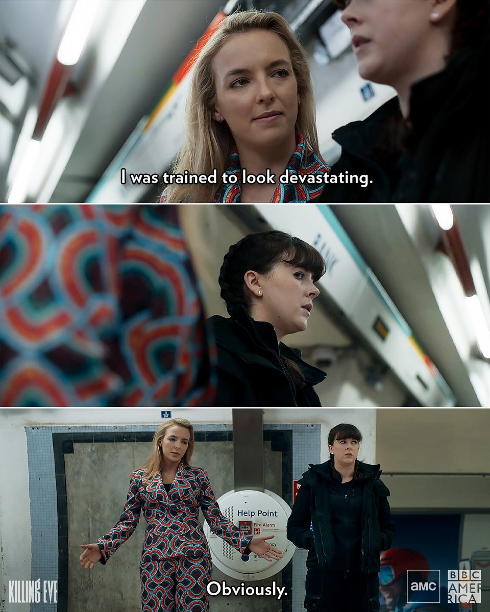 KillingEve's tweet photo. She was a good student. #KillingEve https://t.co/vHGZtRa34h