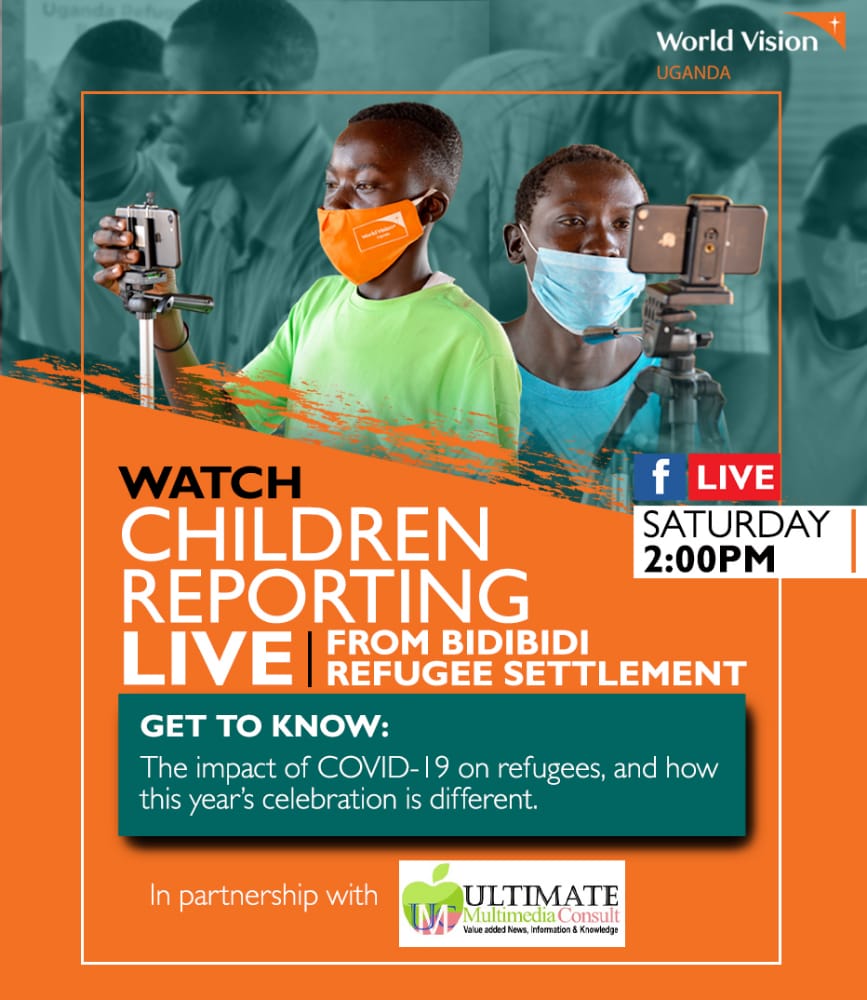 WorldVisionUg's tweet image. As we celebrate #WorldRefugeeDay tomorrow, we will bring you stories produced live by our #MobileJournalists Refugee children who use mobile phones to tell their stories in Bidibidi refugee settlement. 

Join through our Facebook page at 2:00 PM (EAT)