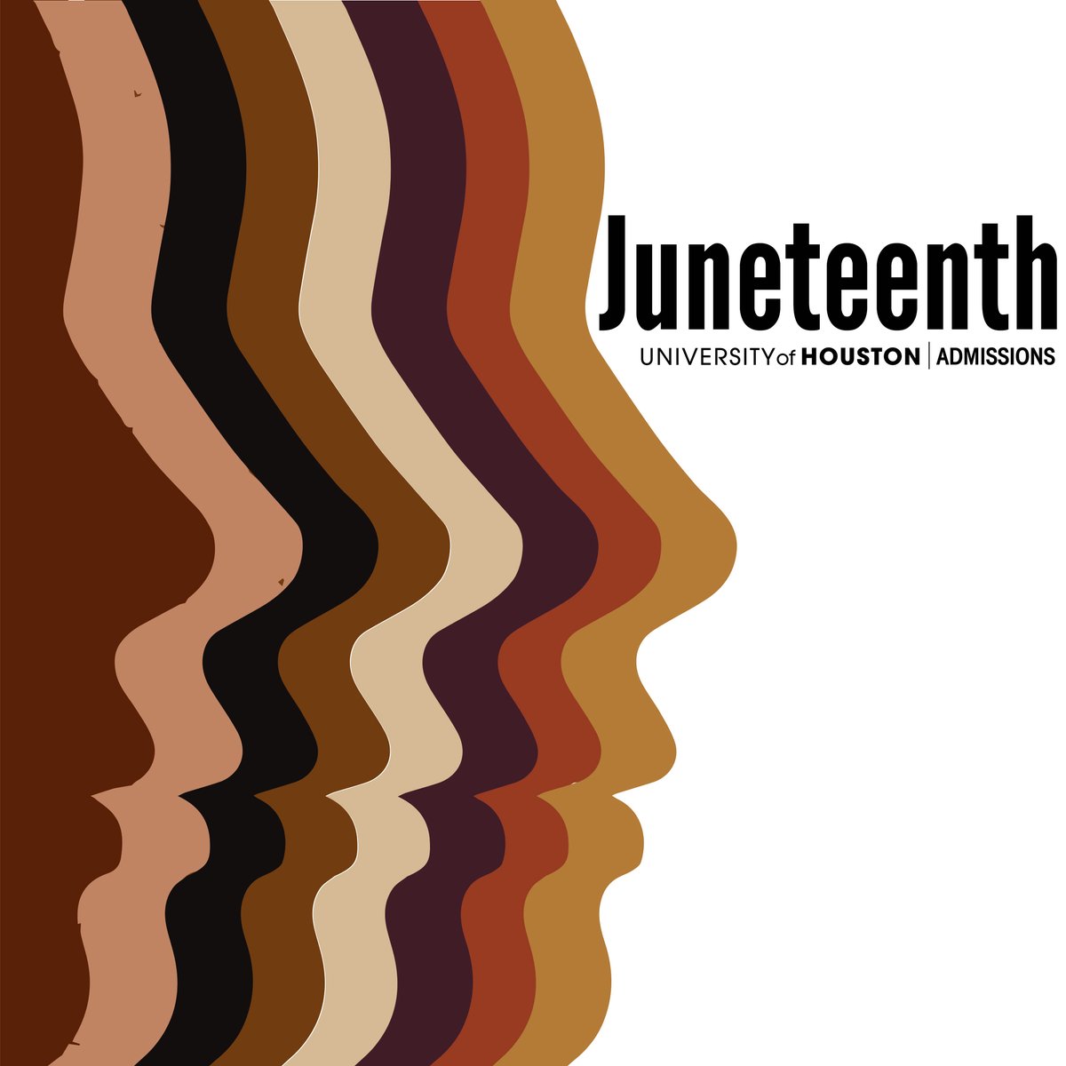 UHadmissions's tweet photo. On this day in 1865, news of the Emancipation Proclamation finally reached enslaved people in Texas—over two and a half years after it was passed. Today, we celebrate freedom. We remember. And we keep moving forward toward true equality. Happy #Juneteenth. https://t.co/HwQRr01neE