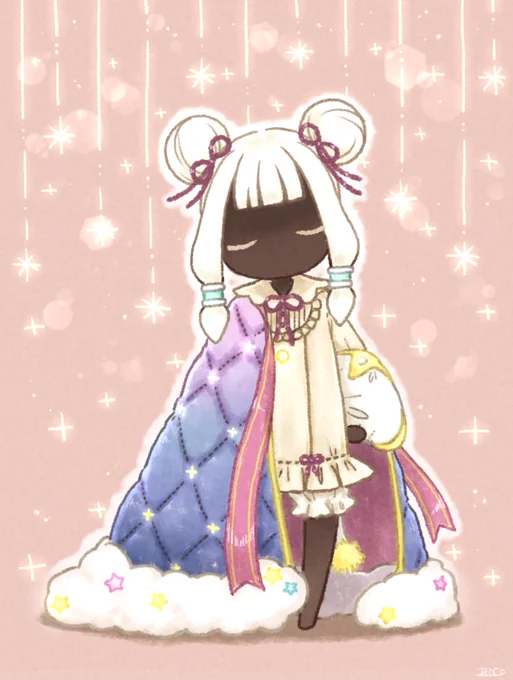 世界観的にはナシなんだけどこういうかわいい!に極振りのケープとても好き 
