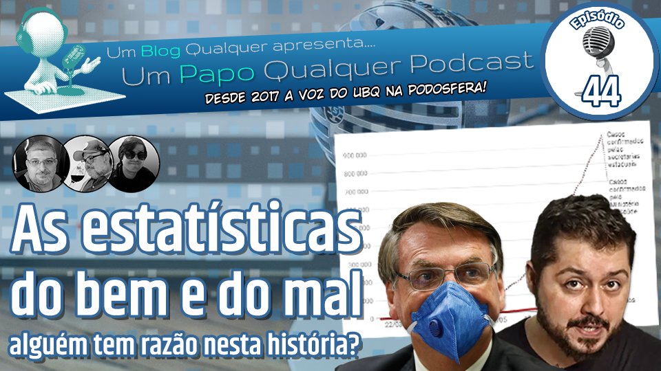UmPapoQualquer's tweet photo. Está no ar mais um episódio do podcast Um Papo Qualquer! E para esta edição Ricardo Marques (@ricardocmarques), Michel Vieira (@michelmvieira) e Luiz Filipe MP (@LuizFilipeMP ) trazem para a pauta uma discussão sobre as estatísticas do bem e do mal. https://t.co/kBePqhmAt8