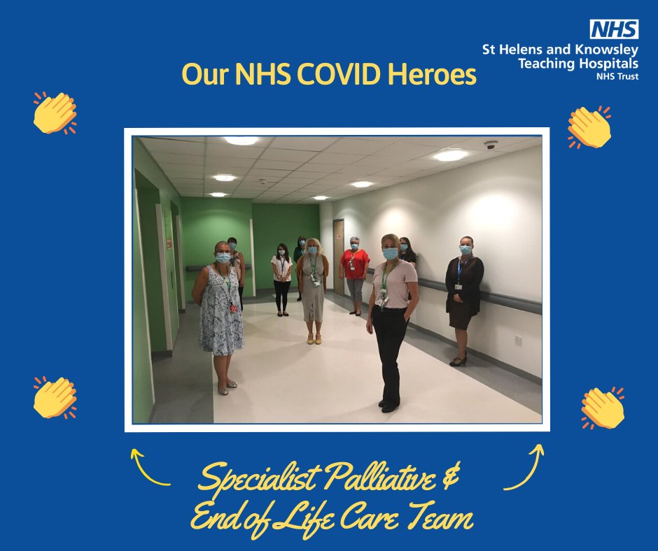 MWLNHS's tweet photo. #NHSCovidHeroes Specialist Palliative & End of Life Care Team. Providing the highest standards of symptom management, emotional support, comfort & dignity given recent challenges has been no mean feat & has only been achieved by the extraordinary commitment of this team. 👏💜 https://t.co/cT2jkBvmVu