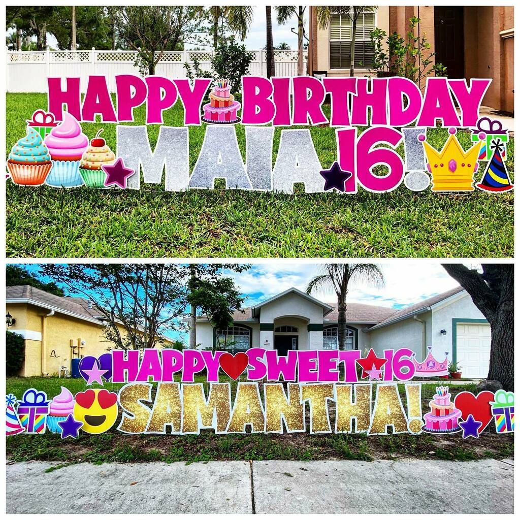 MyGreetingYards's tweet photo. We hope these two young ladies have the 💕sweetest💕 16th birthday today! Happy Birthday, Maia and Samantha! 🥳😍🌸👑
*
*
*
#mygreetingyards #greetingyard #yardcards #yardsigns #tampa #fishhawk #lithia #brandon #riverview #gibsonton #valrico #westpalmb… https://t.co/Nqeb95ne3Y https://t.co/4VTcTIZdMR