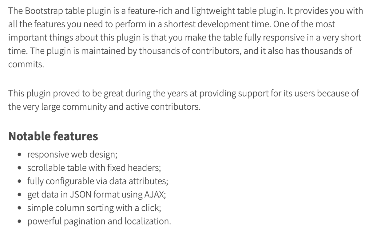 bootstrap-table (@wenzhixin2010) / Posts / X