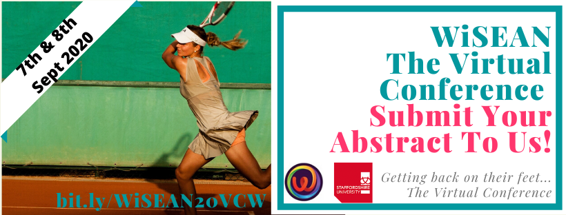 WISE_AN's tweet photo. We warmly invite you to submit an abstract for the Women in Sport &amp; Exercise Academic Network virtual conference, Getting back on their feet, 7-8th September. There are two formats: An oral presentation, or ‘Lightning Talk’. #WiSEANVC20 #AbstractSubmission https://t.co/PSt9ygXqxm https://t.co/13PmLRYBfO