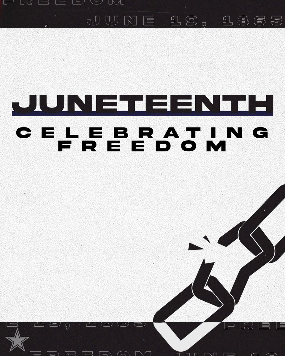 Today we recognize #Juneteenth
A day to reflect, educate and commemorate. https://t.co/ms7KA6Ioze