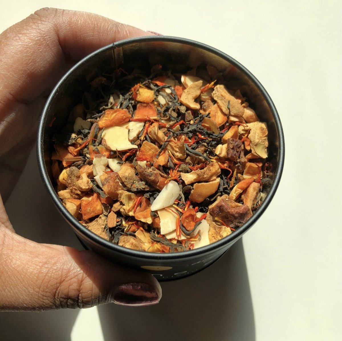 Adjourn Tea House   http://www.adjournteahouse.com Founder LaTonia says it better than I ever could. "When the world is moving too fast and things become heavy, pause. The rest can wait. Adjourn with me." An artisanal loose leaf tea company that offers beautifully unique blended teas.