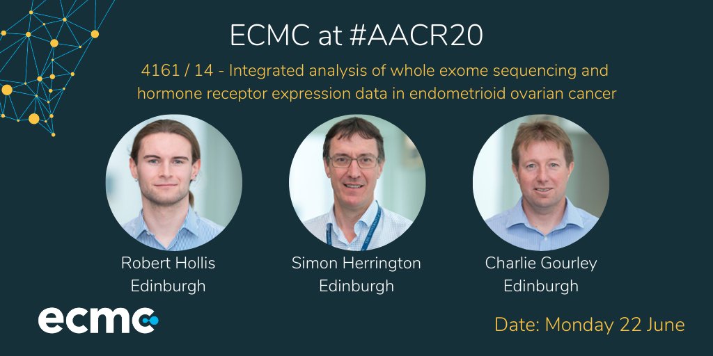 .<a href="/EdinCRC/">Edinburgh Cancer Research</a>’s Robert Hollis (HobbRollis), Simon Herington and Charlie Gourley are co-authors on an abstract on an integrated analysis study in ovarian cancer at #AACR20 Virtual Meeting II. Register for free to access: abstractsonline.com/pp8/#!/9045/pr…