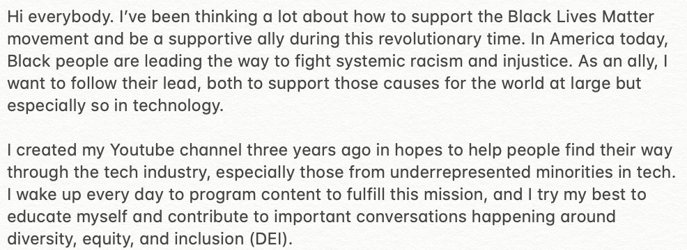 hellomayuko's tweet photo. Match any amount of my $500 donations each to @BlackGirlsCode, @code2040, and @devcolororg to fight systemic racism and support Black folks in tech. #BlackLivesMatter #SupportBlackTech https://t.co/WcKjEERLC1