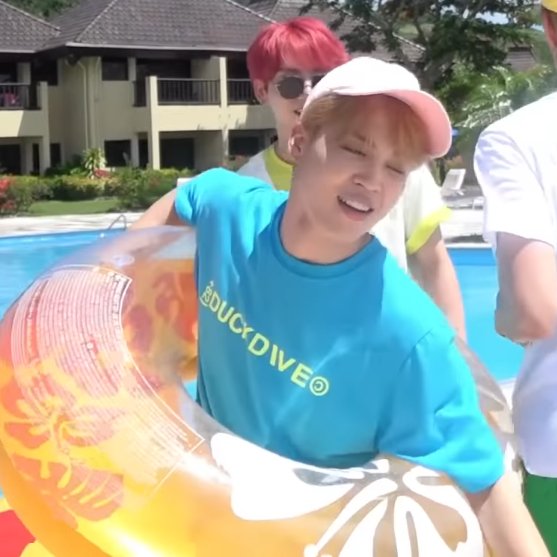 we had to order special duckling sized pool floaties for them