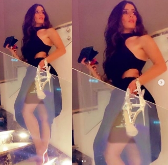 زينة ع السلم حافية .. اقسم باللة ما صندلى