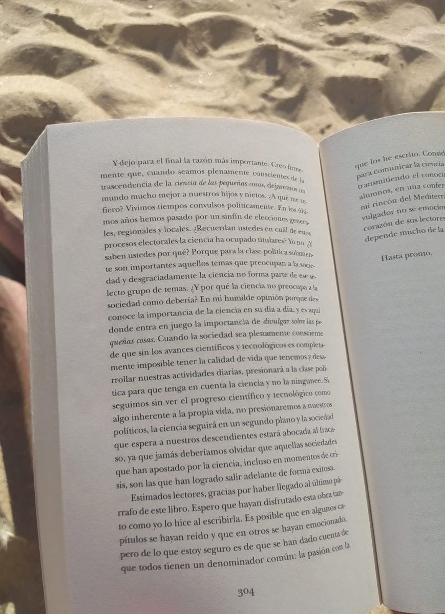 JavierFdezD's tweet photo. Estos últimos párrafos del libro no pueden ajustarse más a la situación que estamos viviendo actualmente.

Enhorabuena por este magnífico libro. Muy recomendable. @ScientiaJMLN https://t.co/qK2RebD9ku