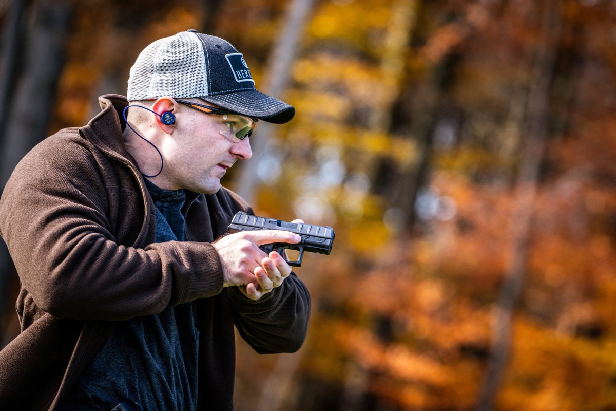 Beretta_USA's tweet photo. Rule no. 3 of #FirearmSafety: Keep your finger OFF the trigger until your sights are on the target.
#Beretta #RespectTheGun #NationalSafetyMonth https://t.co/q2P2aXpGtb