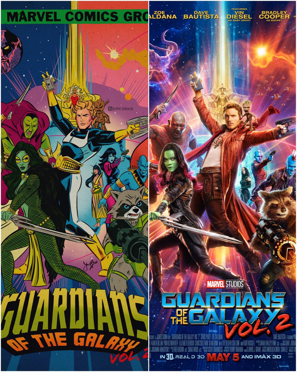 johnmikeblack's tweet photo. Gonna try to be better about sharing my art on twitter too. No promises! #GuardiansOfTheGalaxy #Retro #remake https://t.co/uz1Ro9RdMQ