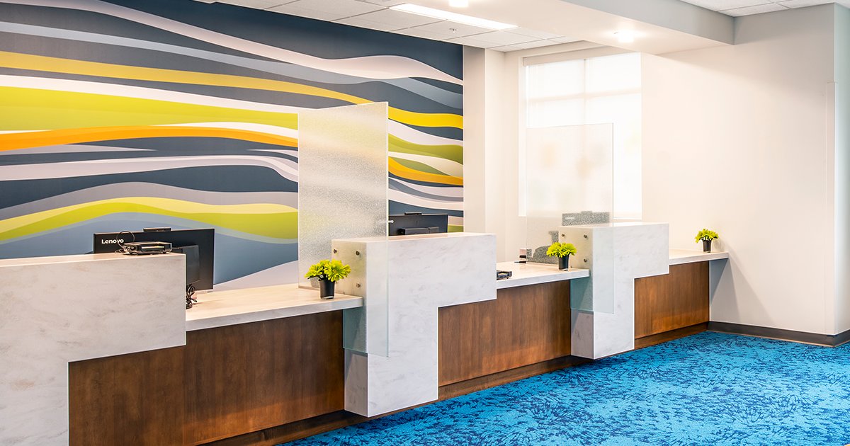 ClarusBoards's tweet photo. Divide serves as an aesthetically pleasing barrier at Duke Health in North Carolina. Divide is one of our custom solutions to your space division needs. #Divide #SpaceDivision #Glass #InteriorDesign #Healthcare #HealthcareDesign #ClarusInstall https://t.co/eimklDZl5I